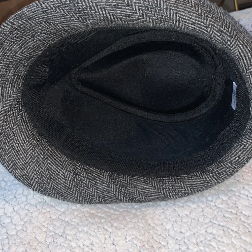 Chevron Pattern Wool Trilby/Fedora